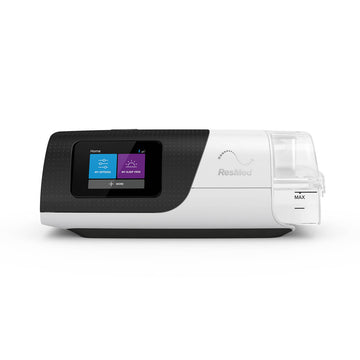 ResMed AirSense 11 AutoSet CPAP machine, front view