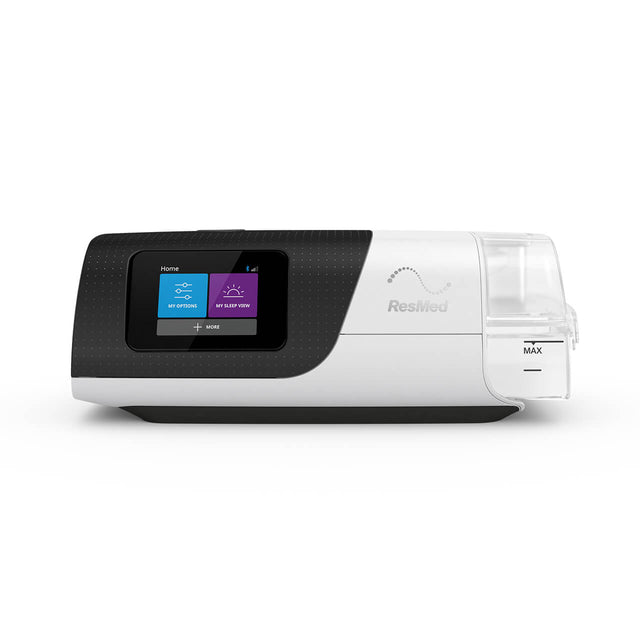 ResMed AirSense 11 AutoSet CPAP machine, front view