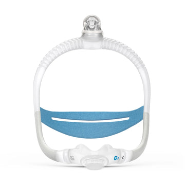 قناع ResMed AirFit N30i الأنفي بتصميم المهد لجهاز CPAP، منظر أمامي