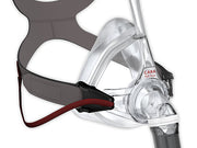CARA full face mask quick-release cord detail — manufacturer photograph