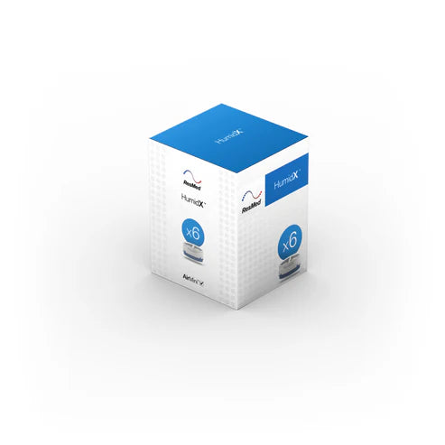 ResMed AirMini™ Travel CPAP HumidX™ Waterless Humidifier Cartridges.