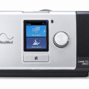 ResMed Lumis 100 VPAP ST controls and display detail