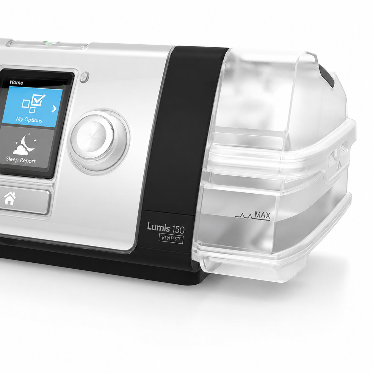 ResMed Lumis 150 VPAP ST HumidAir chamber detail