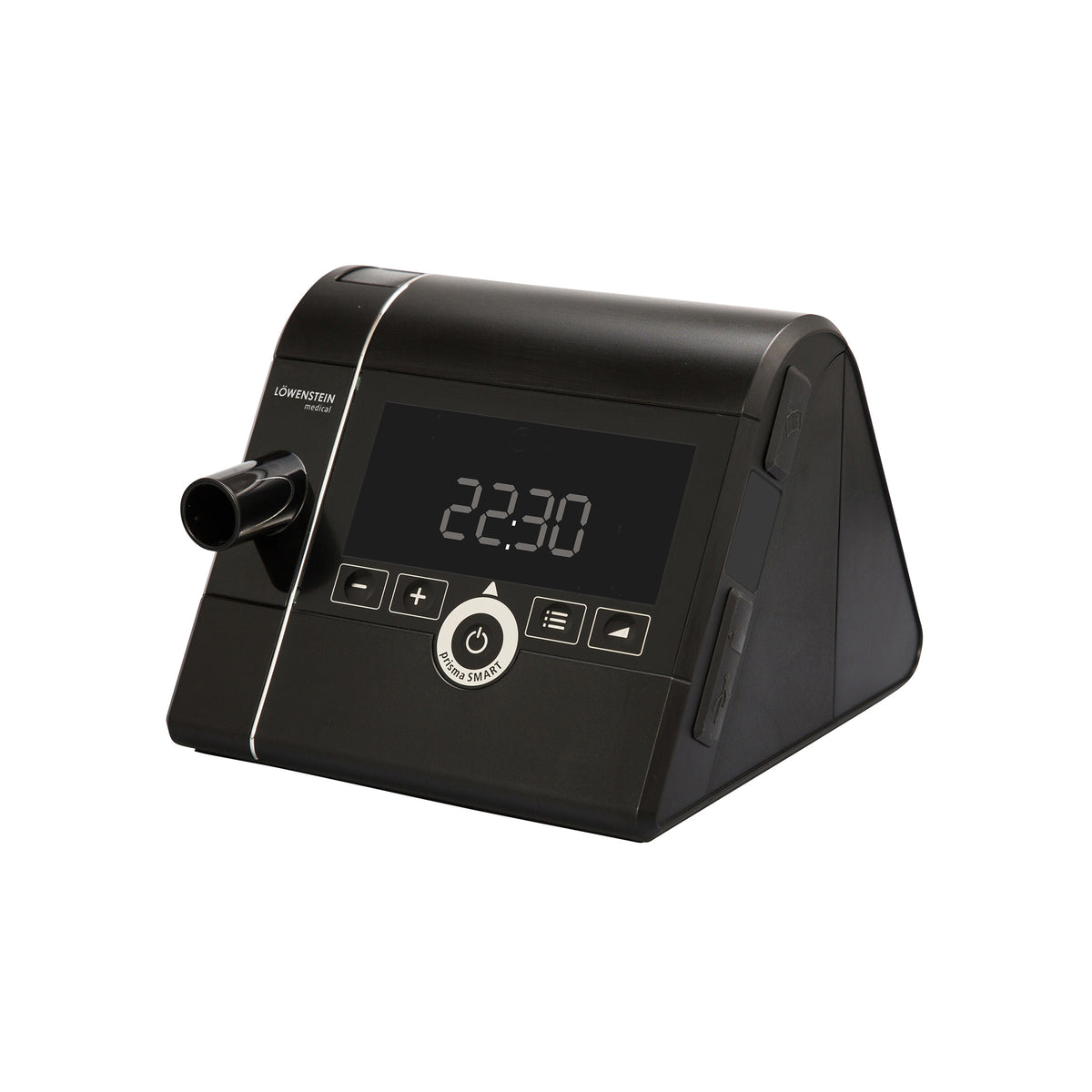 جهاز Löwenstein prisma SMART Auto CPAP، منظر جانبي أيمن