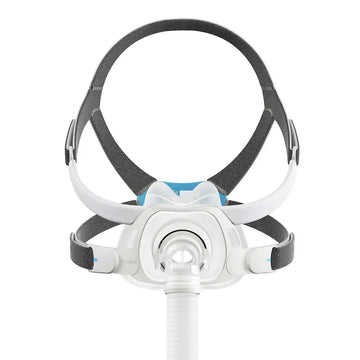 ResMed AirFit F40 Full Face Mask showcasing ultra-compact design and lightweight frame for maximum comfort and secure fit.