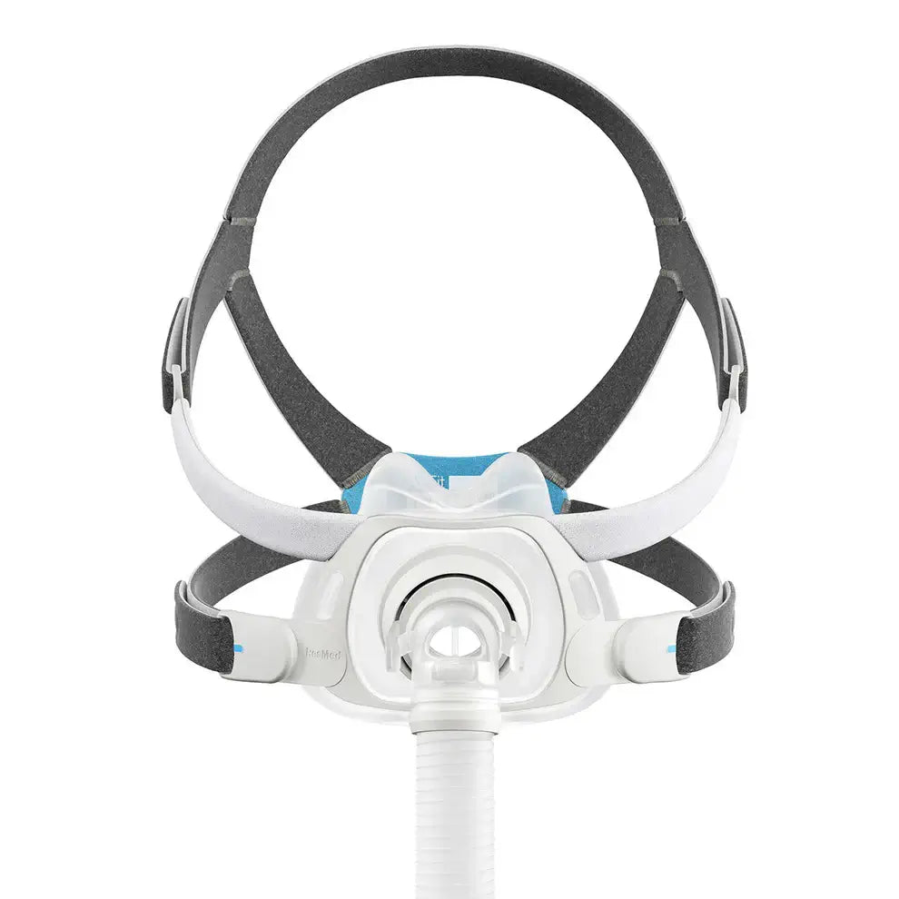 ResMed AirFit F40 Full Face Mask showcasing ultra-compact design and lightweight frame for maximum comfort and secure fit.