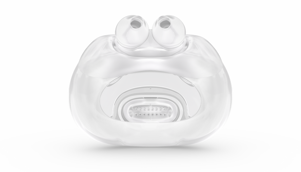 ResMed AirFit X30i oral cushion and nasal pillows detail