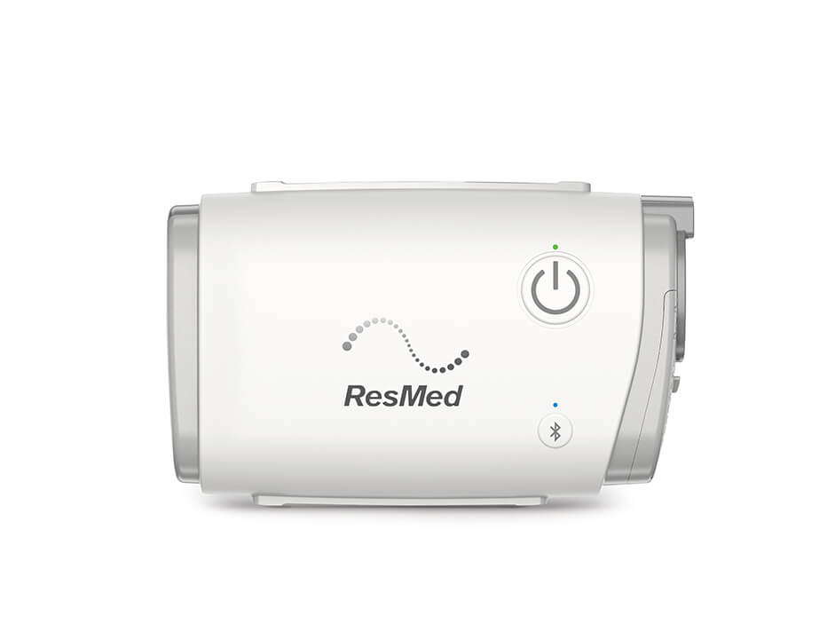 ResMed AirMini AutoSet travel CPAP machine front view