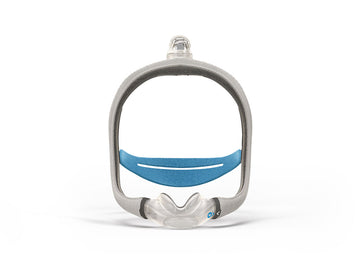 منظر أمامي لقناع ResMed AirTouch N30i بحاضنة أنفية لجهاز CPAP