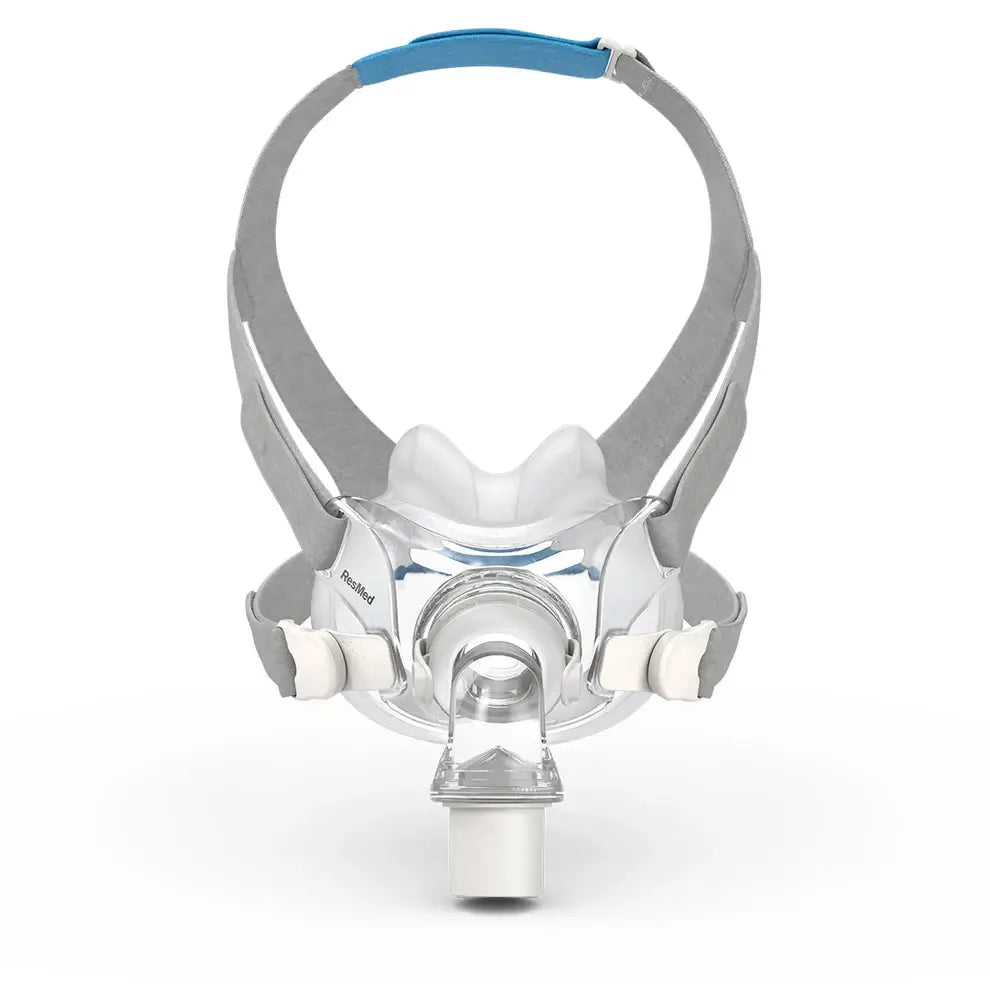 ResMed AirFit F30 Full Face Hybrid Mask with minimal contact design for comfortable CPAP therapy and secure fit.