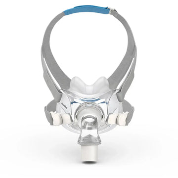 ResMed AirFit F30 Full Face Hybrid Mask with minimal contact design for comfortable CPAP therapy and secure fit.