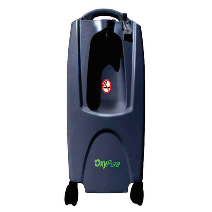 Sanrai OxyPure 5 Liter Oxygen Concentrator for efficient, quiet home oxygen therapy, featuring continuous flow and compact design.