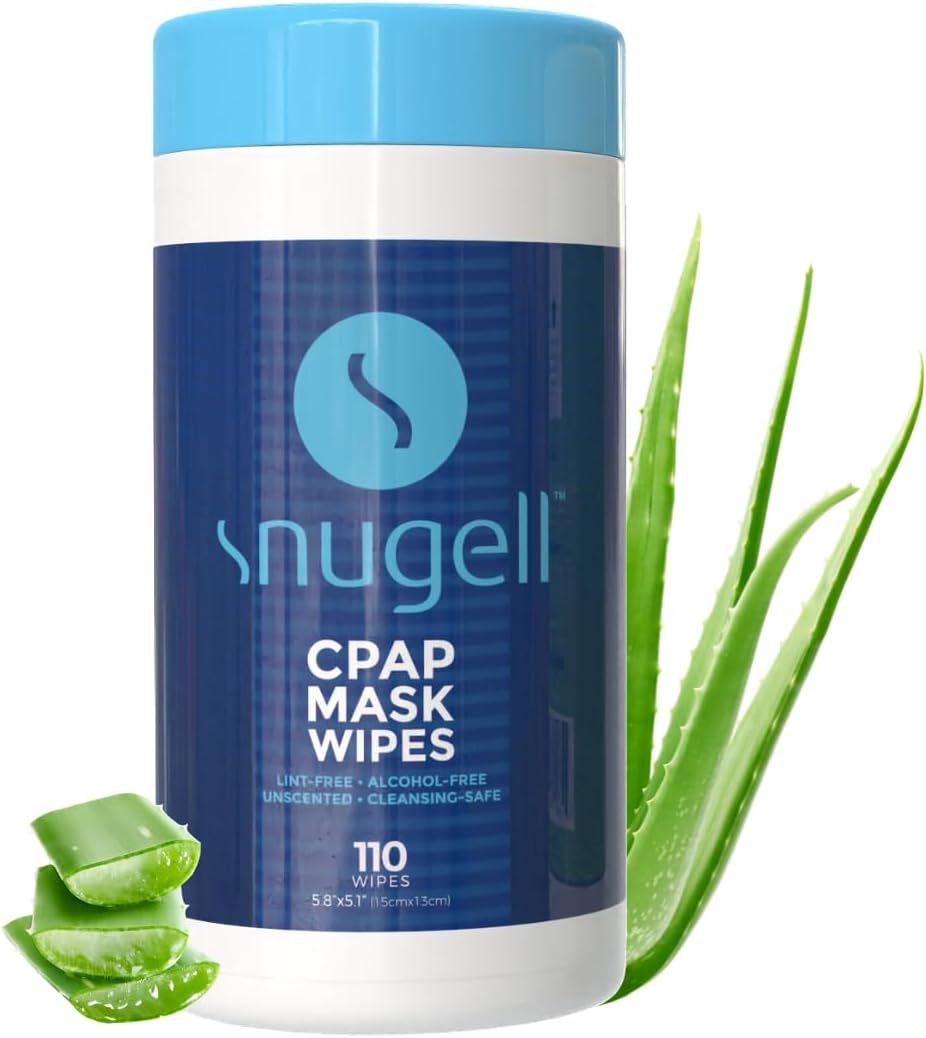 Snugell unscented CPAP mask wipes, 110 count
