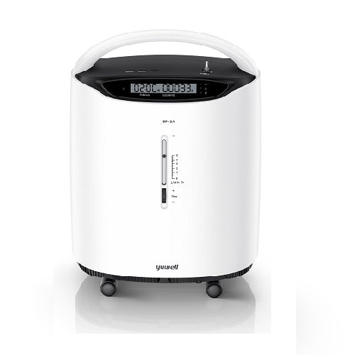 Yuwell 8F-5A 5L oxygen concentrator, full front view